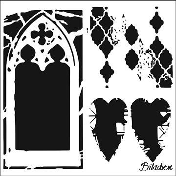 The Crafter's Workshop - Cathedral of Love Template 12x12"