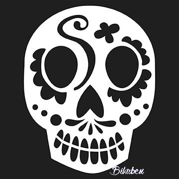 The Crafters Workshop - Stencil - Sugar Skull 4x4"