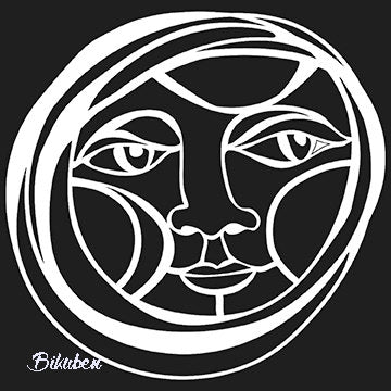 The Crafters Workshop - Stencil - Circled Face 4x4"