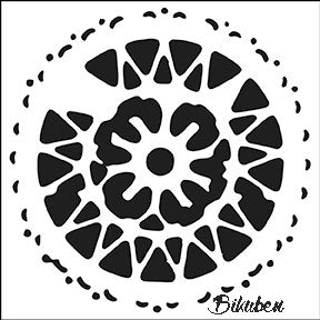 The Crafters Workshop - Stencil - Remnant - Trivet 4x4"