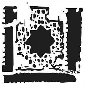 The Crafters Workshop - Stencil - Remnant - Votive 4x4"