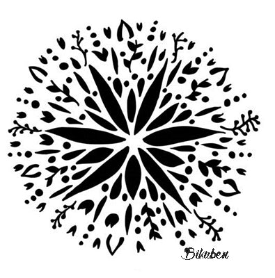 The Crafter's Workshop - Mini Folk Art Flower Template 6x6"