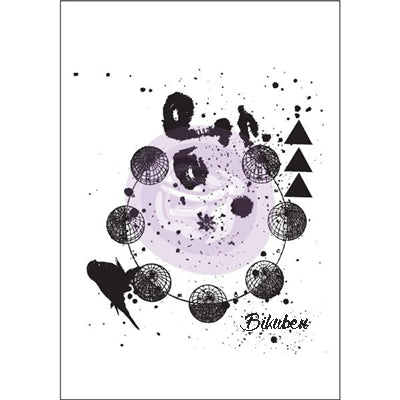 Prima - Mixed Media - Cling Stamp - Treasured Memories 4