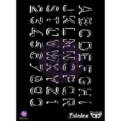 Prima - Stencil - Alpha 6x9"