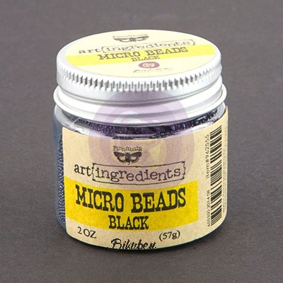 Prima - Art Ingredients by Finnabair - Micro Beads - Black