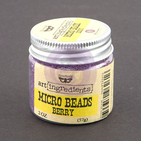 Prima - Art Ingredients by Finnabair - Micro Beads - Berry