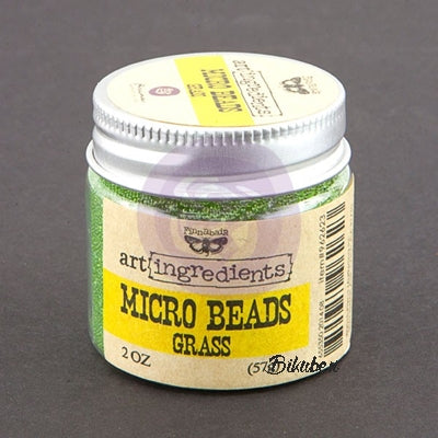 Prima - Art Ingredients by Finnabair - Micro Beads - Grass