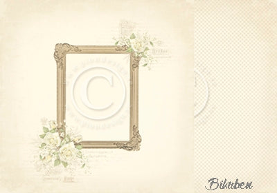 Pion Design - Vintage Wedding - Photo Frame 12x12"
