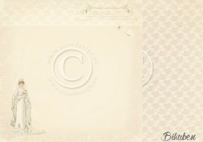 Pion Design - Vintage Wedding - Here Comes the Bride 12x12"