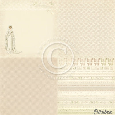 Pion Design - Vintage Wedding - Here come the Bride 6x6" tum
