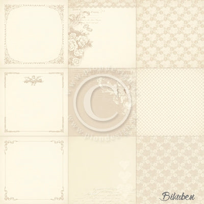 Pion Design - Memory Notes - Vintage Wedding 2 12x12"