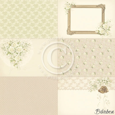 Pion Design - Memory Notes - Vintage Wedding 3 12x12"