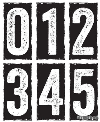 Tim Holtz Collection - Big Number Blocks - Stamps