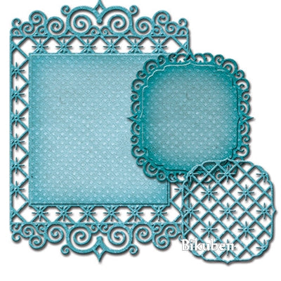 Spellbinders - Shapeabilities - Labels Fourty Seven Decorative Elements Dies