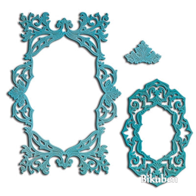 Spellbinders - Shapeabilities - Labels Fourty Five Decorative Accent Dies