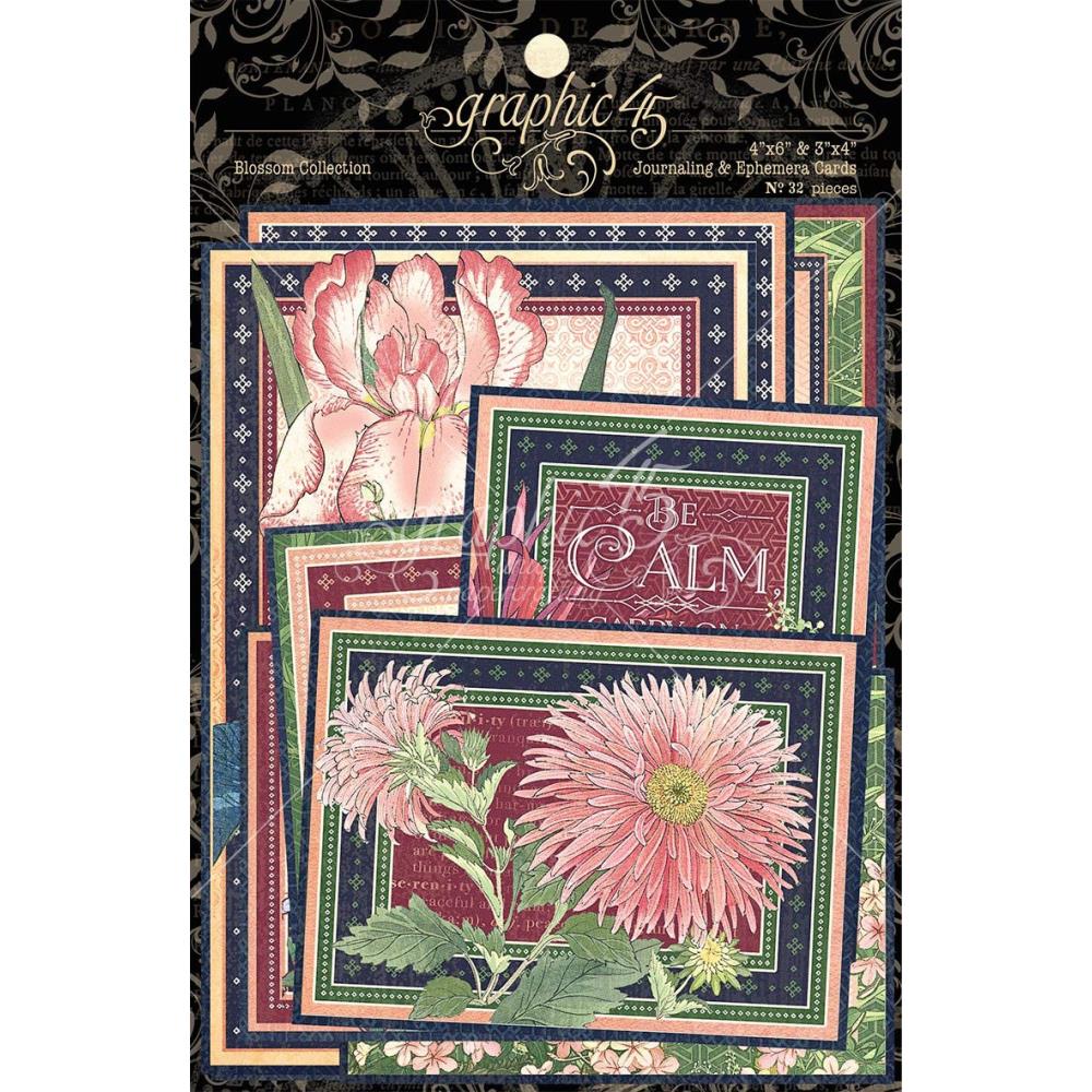 Graphic 45 - Blossom - Ephemera Cards