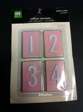 Making Memories: Mailbox Alphabets - Perfect PINK Numbers