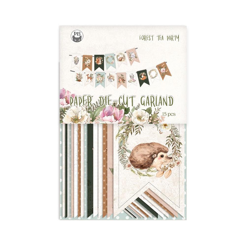 P13 - Forest tea party - Banner die cuts