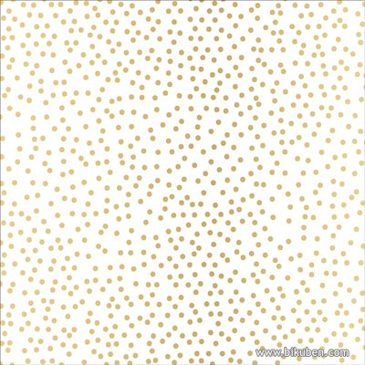Studio Calico - Amelia - Gold foil Dots 12x12"
