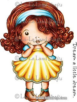 La La Land Crafts - Shy Marci - Red Rubberstamp