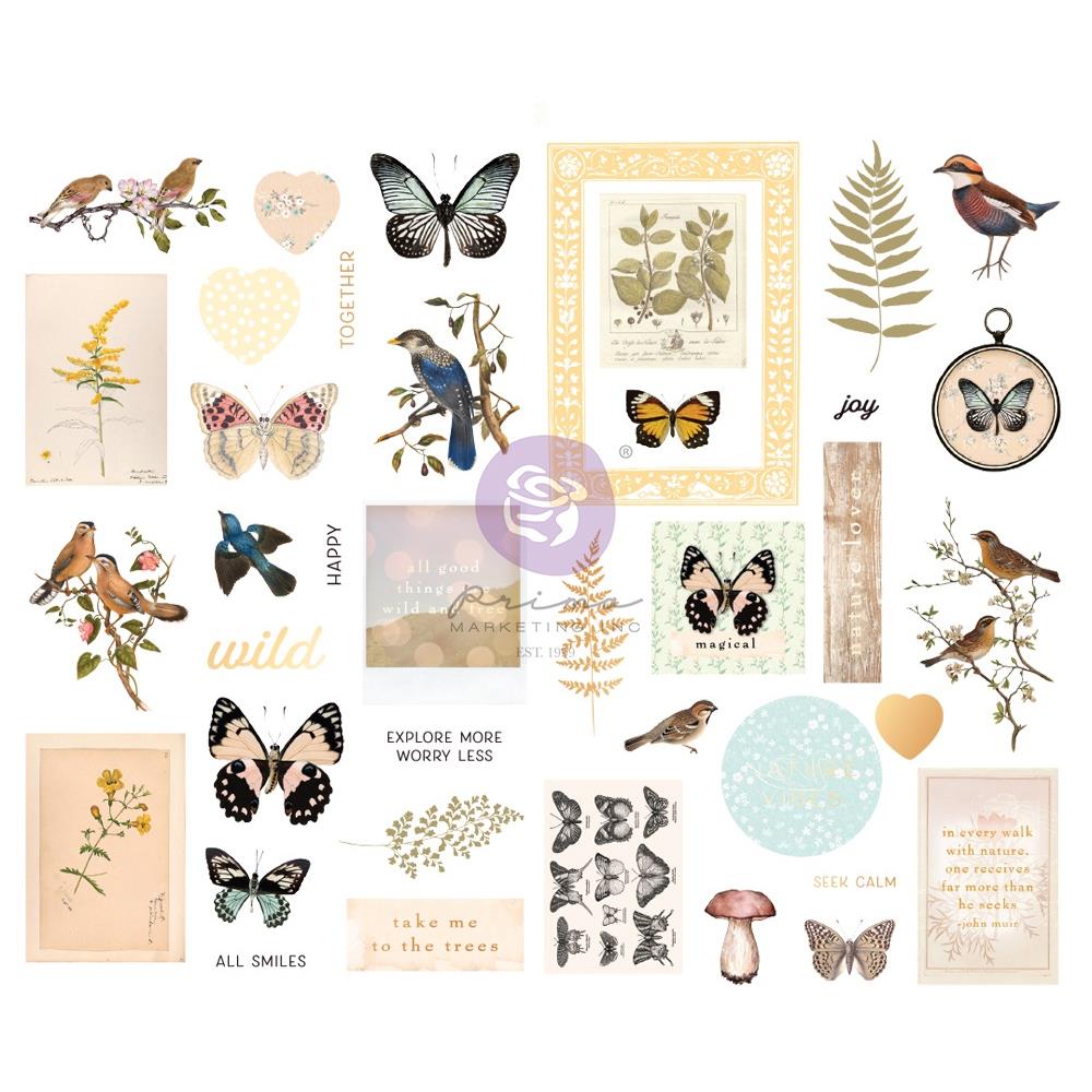 Prima - Nature Lover - Chipboard Stickers