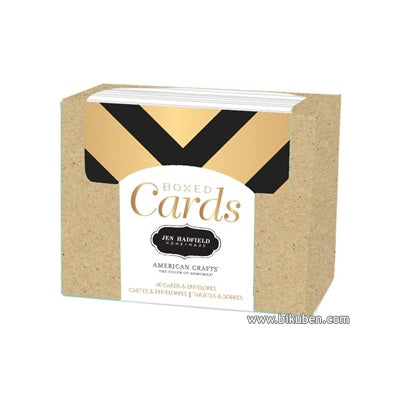 American Crafts - Boxed Cards and Envelopes - Gold Foil