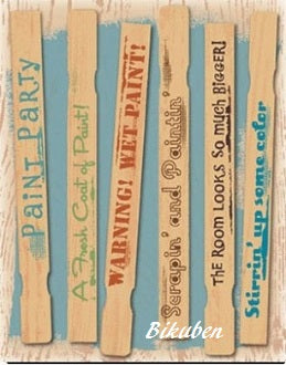 K & Company: Wooden Paint Sticks