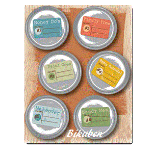 K & Company: Metal Tin Lids