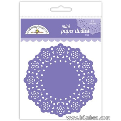 Doodlebug - Mini Paper Doilies - Lilac
