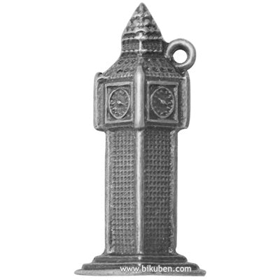 FabScraps - Silver Metal Embellishment - Big Ben