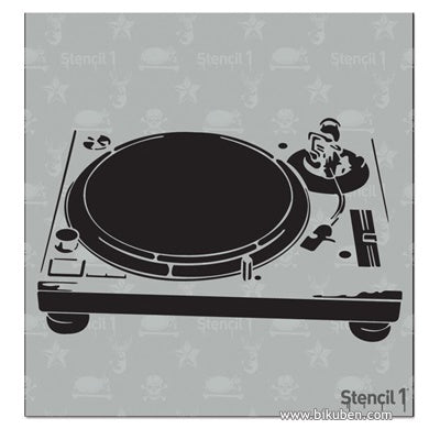 Stencil 1 - Stensil - Turntable 6x6"