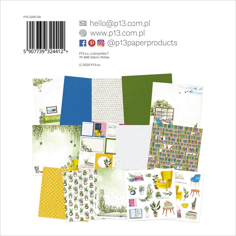 P13 - Garden of books - Paper Pad - 6 x 6"