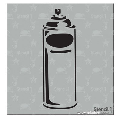 Stencil 1 - Stensil - Spraycan 6x6"