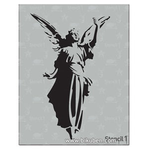 Stencil 1 - Stensil - Angel 8,5x11"