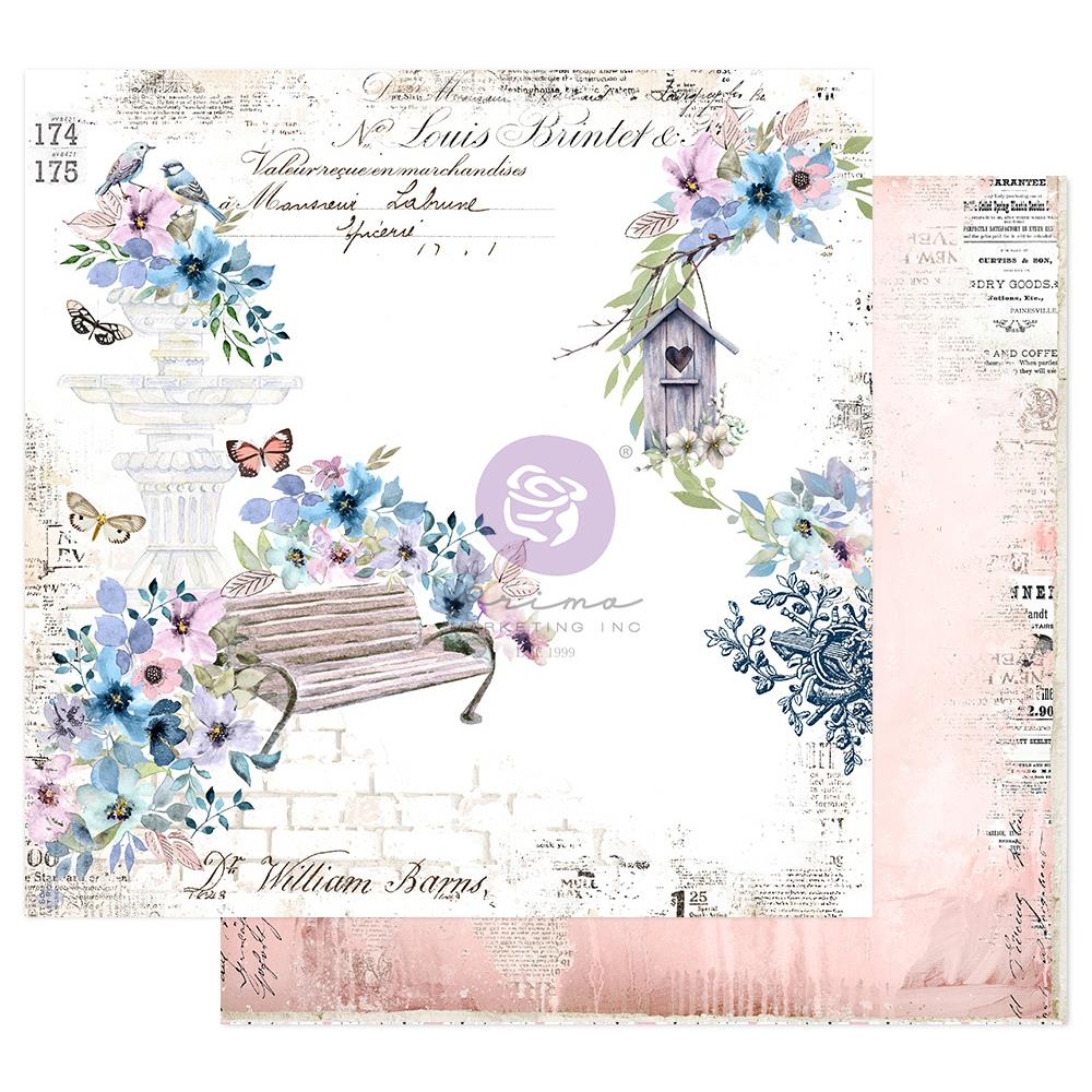 Prima - Watercolor Floral - Watercolor Cards  - 12 x 12"