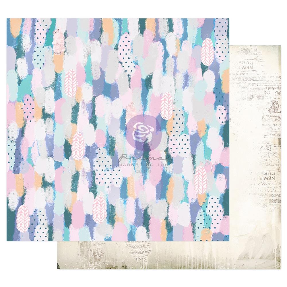 Prima - Watercolor Floral - Artful Brushstrokes  - 12 x 12"
