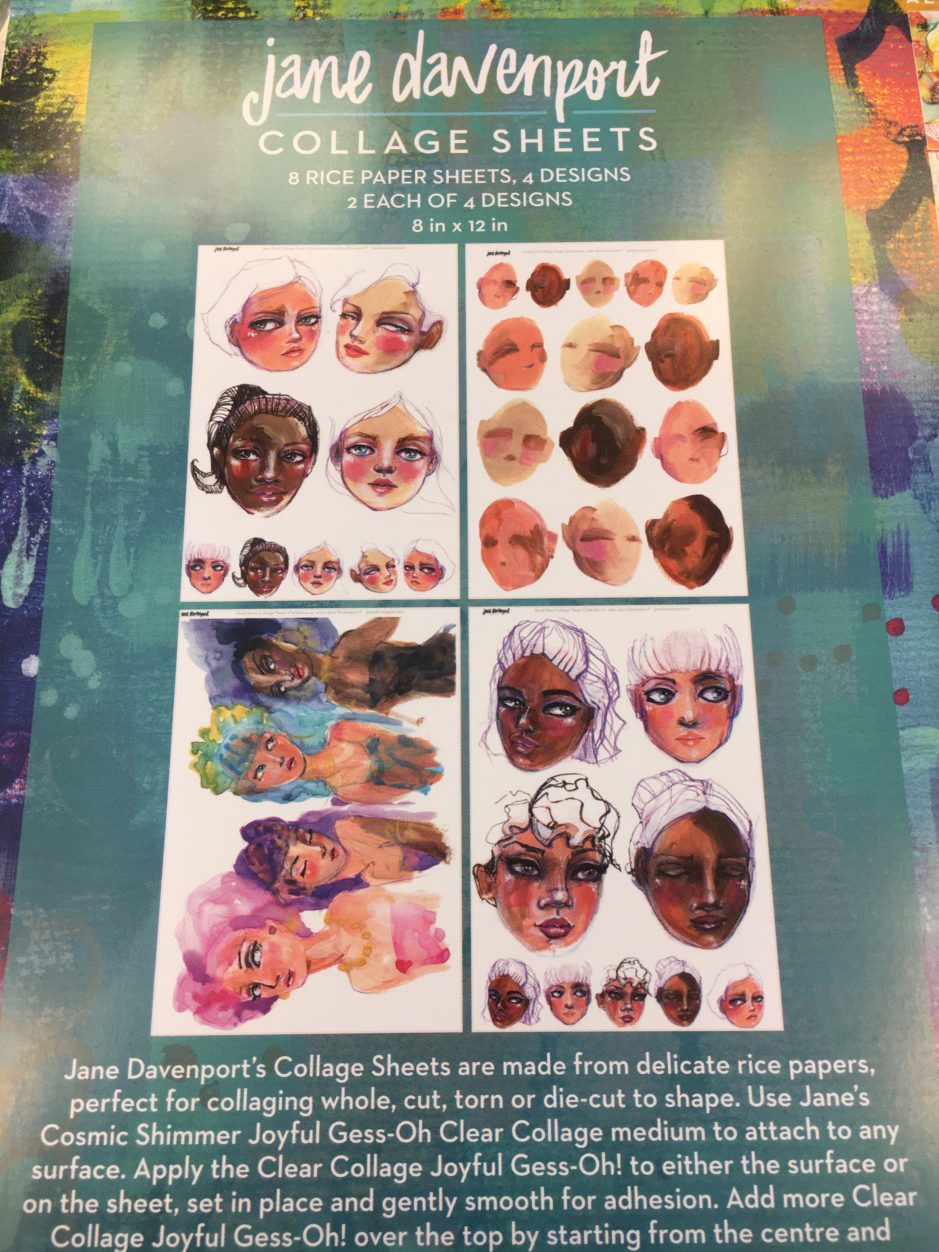 Jane Davenport - Collage Paper - Fresh Faced