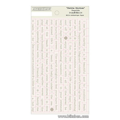 Authentique - Seaside - Petite Diction Stickers