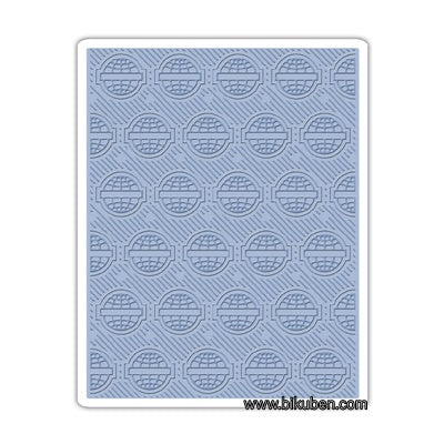 Sizzix - Tim Holtz Alterations - Texture Fades - Embossingfolder - Globes