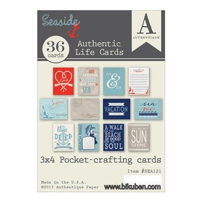 Authentique - Seaside - Life Cards 