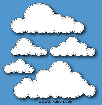 Memory Box - Stiched Clouds Die