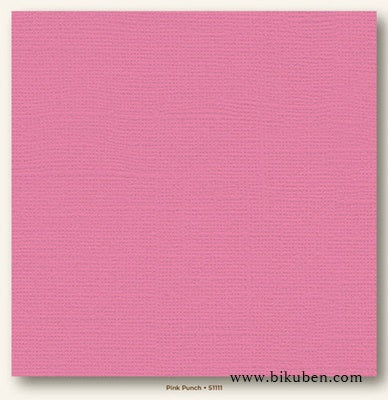 My Colors Cardstock - Canvas - Pink Punch 12x12"