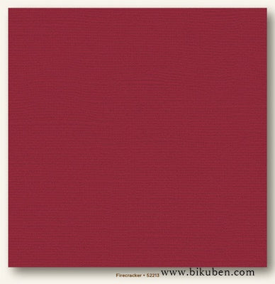 My Colors Cardstock - Canvas - Firecracker 12x12"