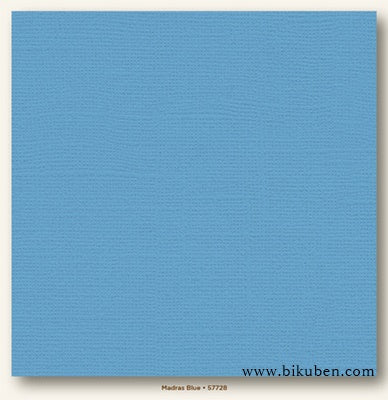 My Colors Cardstock - Canvas - Madras Blue 12x12"