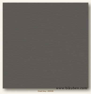 My Colors Cardstock - Canvas - Cloak Grey 12x12"