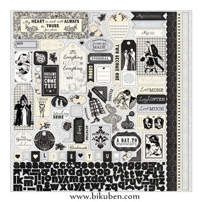 Authentique - Everlasting - Detail Stickers 12x12"