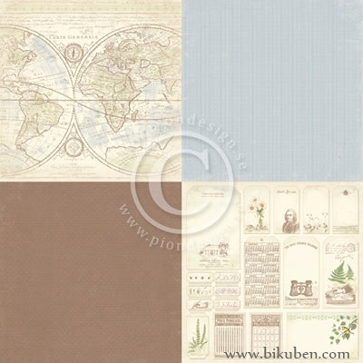 Pion Design - Linnaeus Botanical Journal - Carte Postale 6x6 Tum