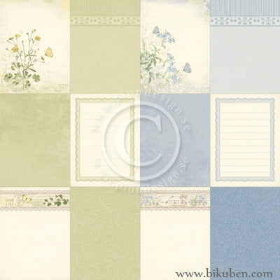 Pion Design - Memory Notes - Linnaeus Botanical Journal I 12x12"