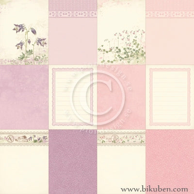 Pion Design - Memory Notes - Linnaeus Botanical Journal II 12x12"