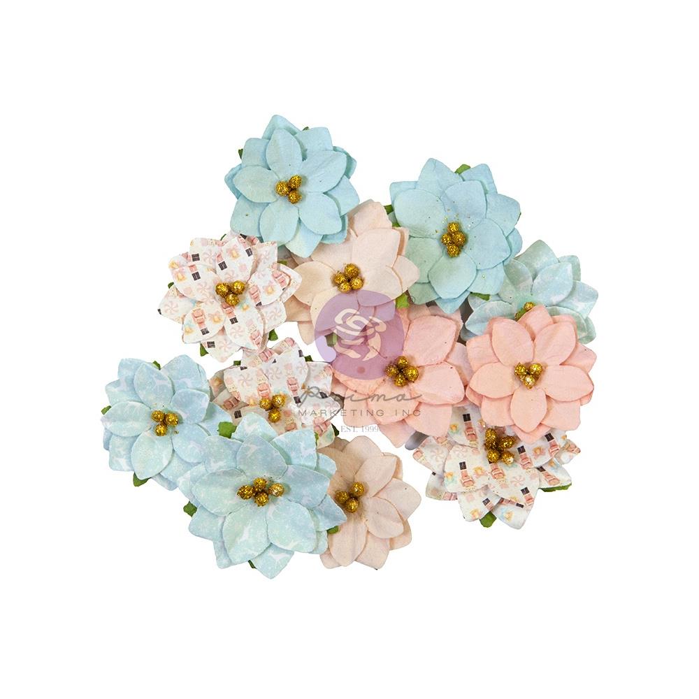 Prima - Christmas Sparkle - Flowers - Peppermint Sweet